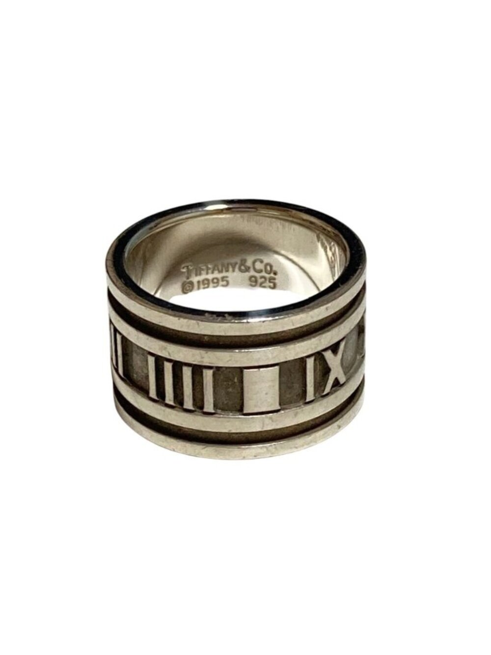 Tiffany & Co Atlas Wide Ring 925 Sterling Silver